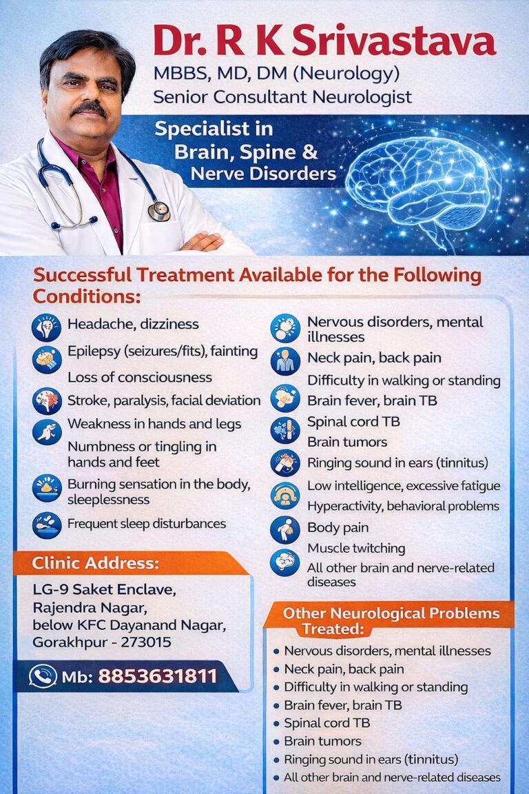 Dr. Ravindra Srivastava Info Poster